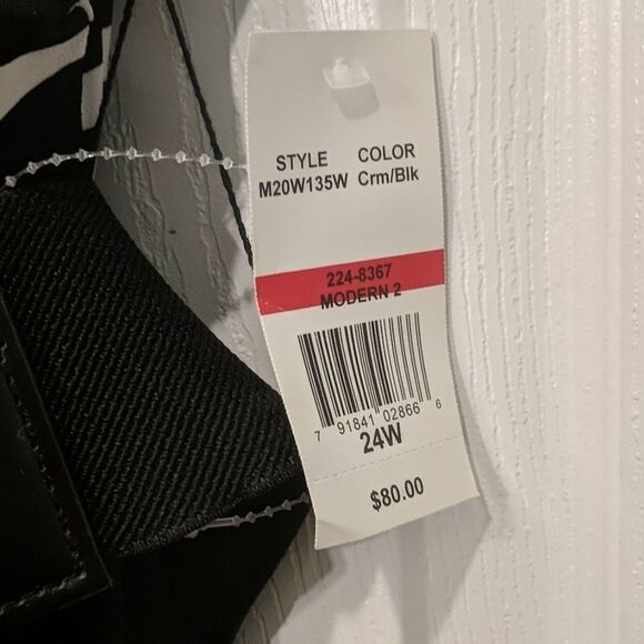 Bisou Bisou  black and white patterned dress Sz 24 - Picture 5 of 8